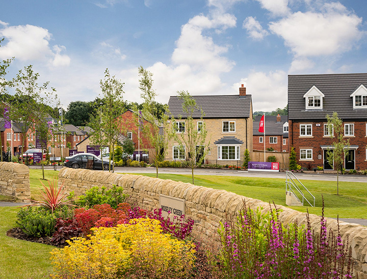 Homes previously delivered by Taylor Wimpey